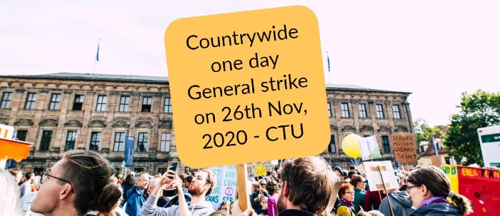 General strike on 26th Nov 2020
