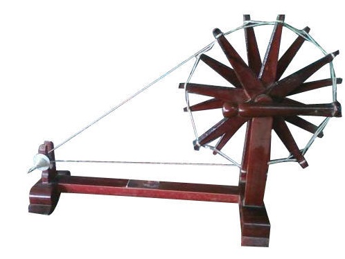 wooden charkha