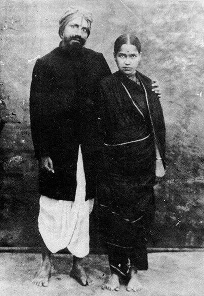 bharathi and his wife