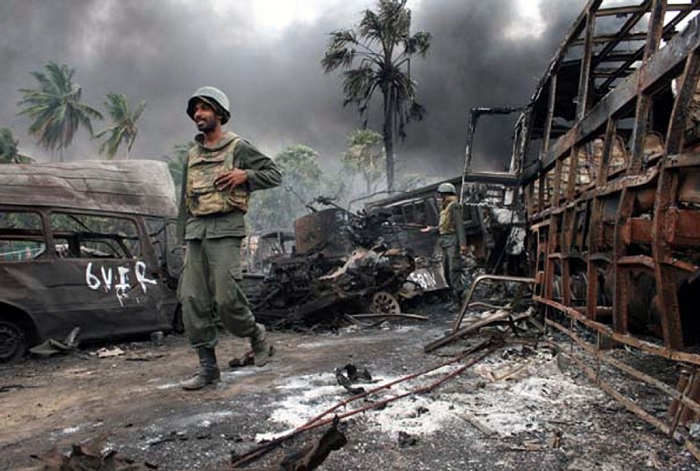 srilankan war