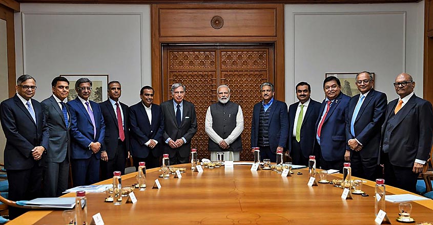 modi ambani tata and adani